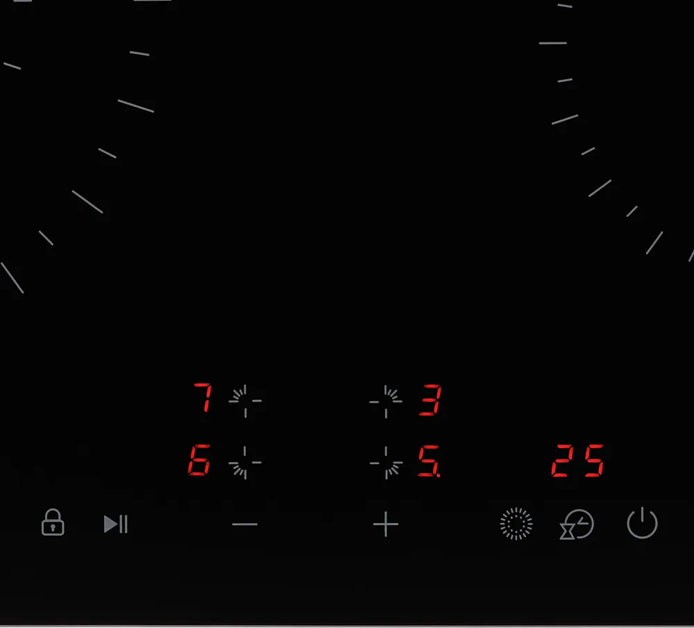 Детальное фото товара: Krona ZAUBER 60 BL 1DZTK стеклокерамическая поверхность