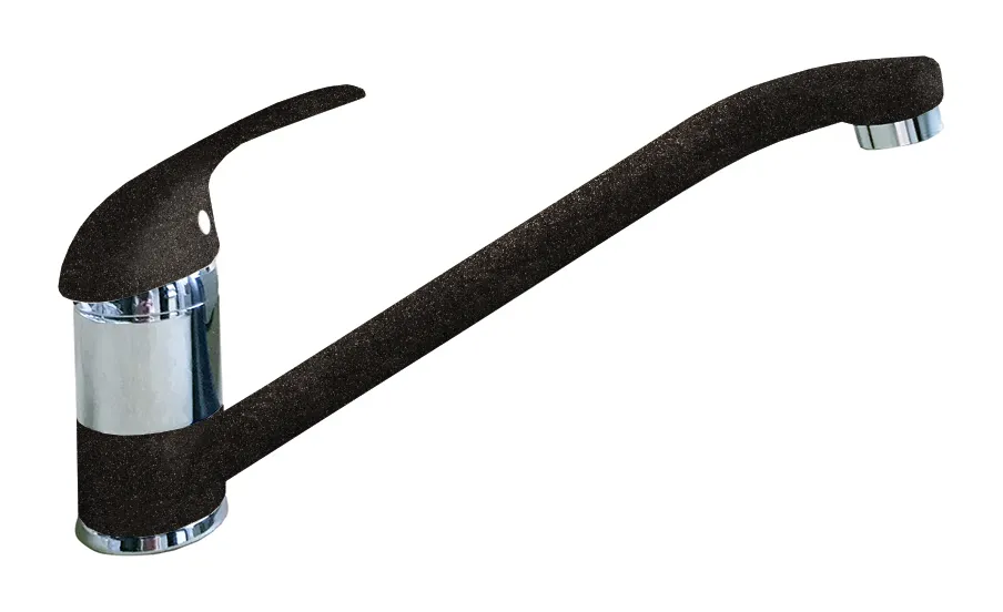 Детальное фото товара: GranFest QUARZ Z3321, смеситель, гранит, черный