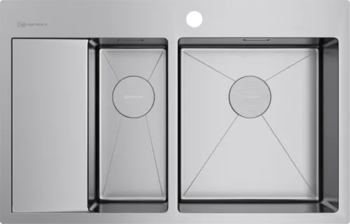 Фото товара: Omoikiri Akisame 78-2-IN-R, мойка, нержавеющая сталь, чаша справа