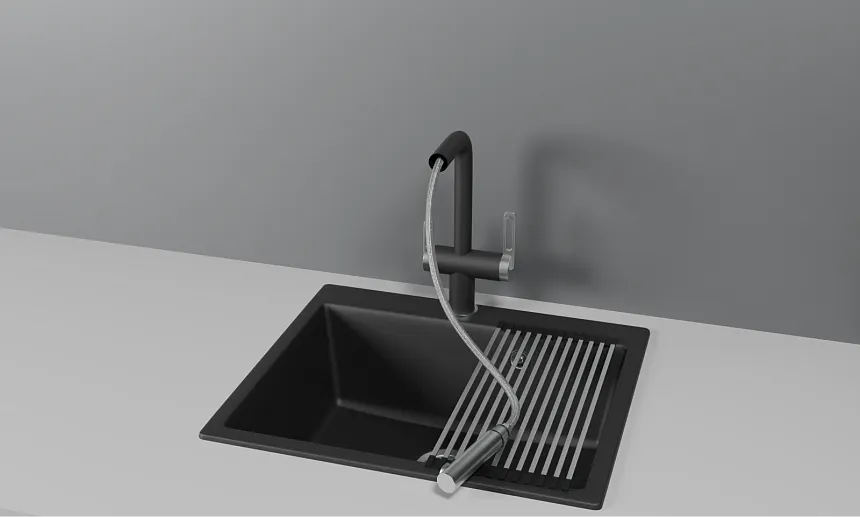 Детальное фото товара: GRANULA 8170 смеситель, гранит, турмалин