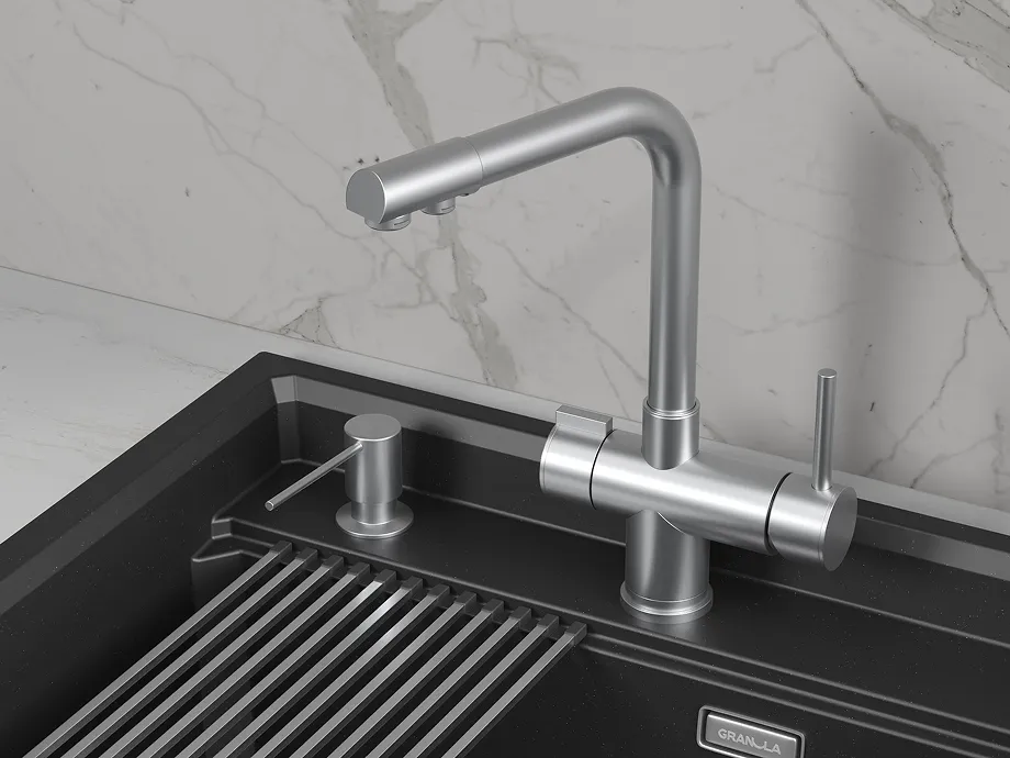 Детальное фото товара: GRANULA 5008 смеситель, нержавеющая сталь
