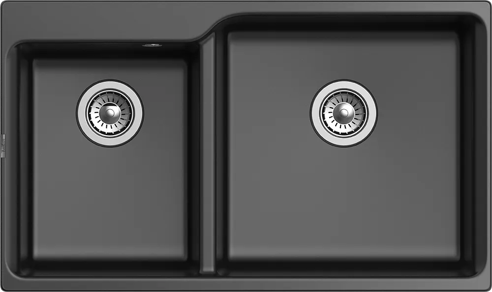 Фото товара: Rivelato AXEL X-90D antracite, мойка, гранит, антрацит