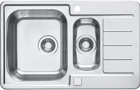 Фото товара: ALVEUS LINE MAXIM 70 FS SAT-90, мойка, нерж.сталь (в компл. с сифоном 1127257)