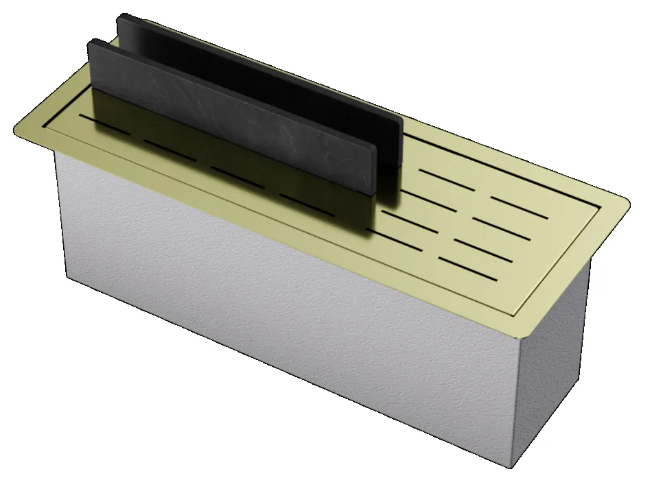 Детальное фото товара: Omoikiri DRY-04-LG, сушка для посуды, светлое золото