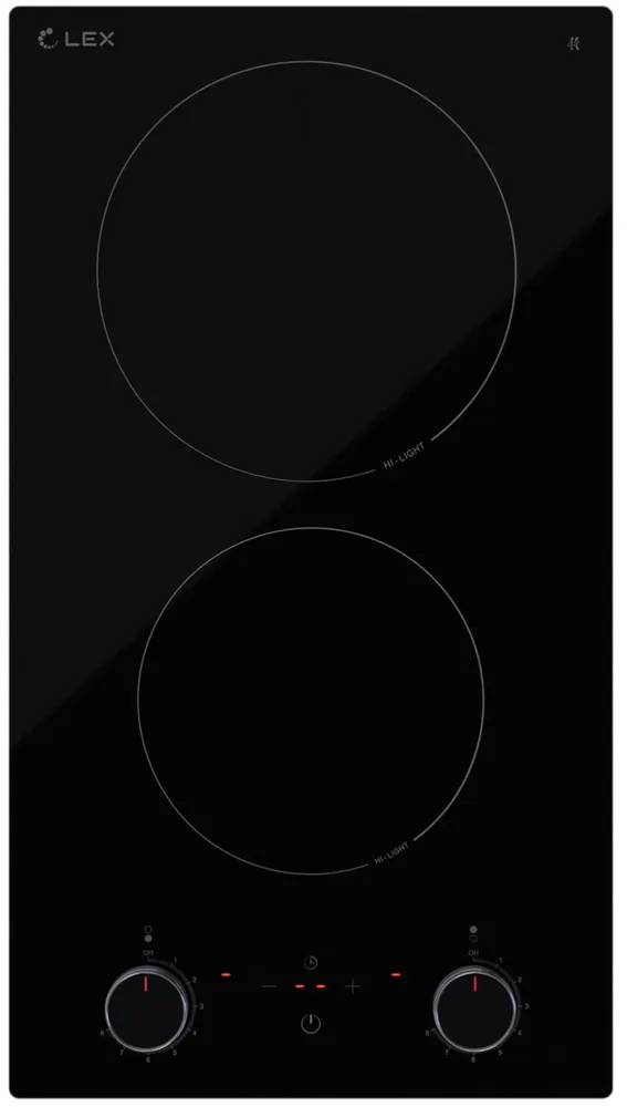 Фото товара: LEX EVH 3020 M BL стеклокерамическая поверхность