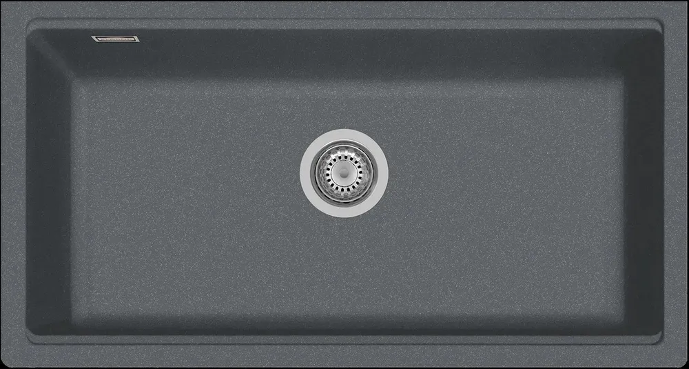 Детальное фото товара: Rivelato STRIA SR-8679 calcestruzzo, мойка, гранит, темно-серый