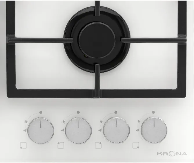Детальное фото товара: Krona NEBEL 60 WH газовая поверхность