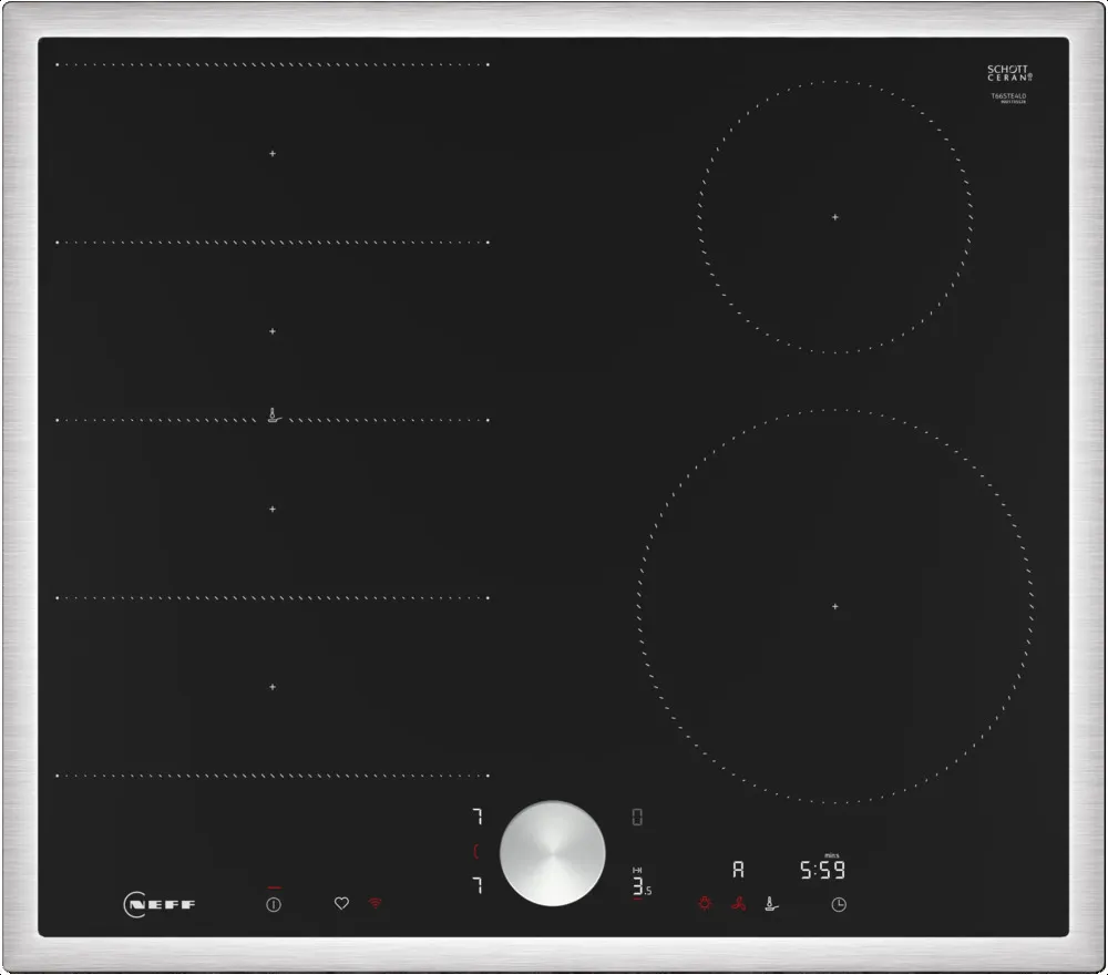 Фото товара: NEFF T66STE4L0 индукционная поверхность