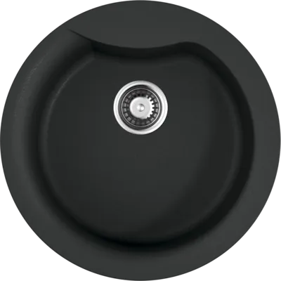 Фото товара: Omoikiri Yasugata 48R-BL, мойка, гранит, черный