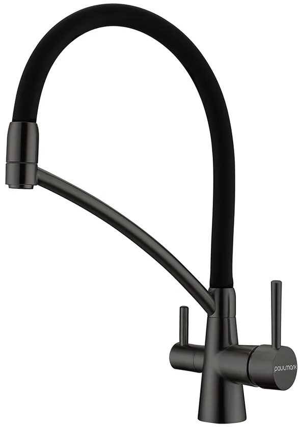 Фото товара: Paulmark SIEGEN, смеситель, вороненая сталь