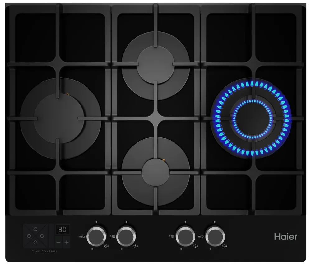 Фото товара: Haier HHX-G64CWSB газовая поверхность