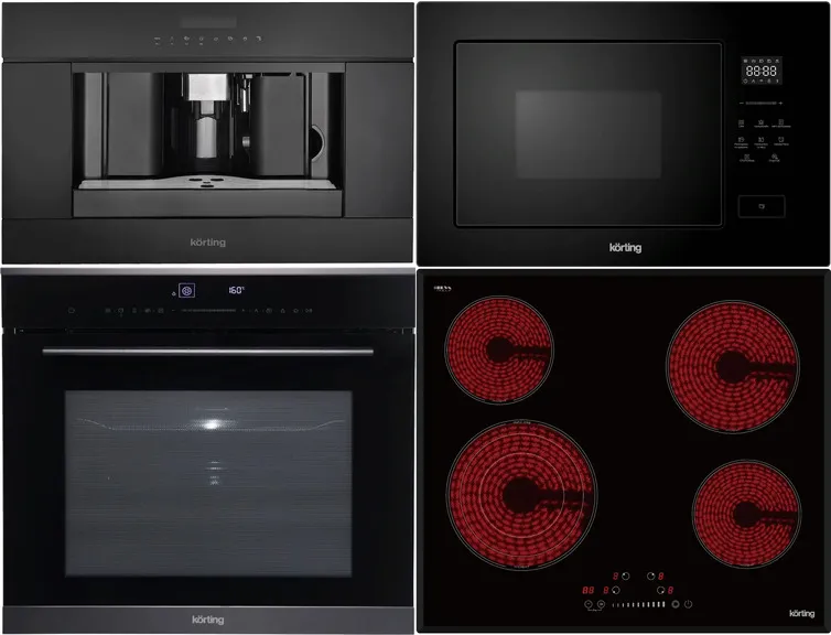 Фото товара: KORTING HK 63500 B + OKB 1340 GNBX MW + KMI 827 GN + KCM 9200 BG