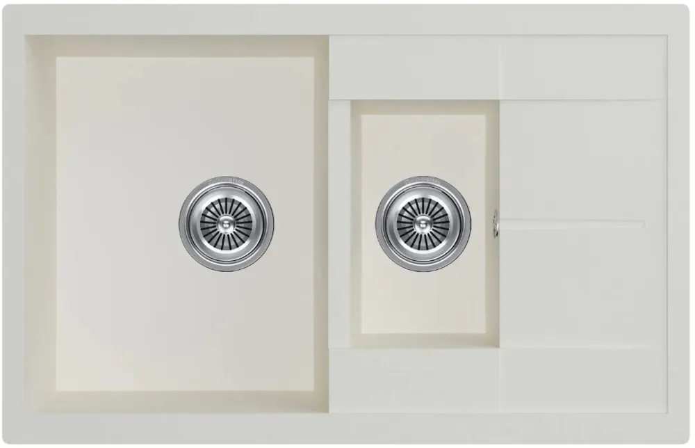 Фото товара: KUCHENSTERN FLUG 60-2, мойка, гранит, ваниль