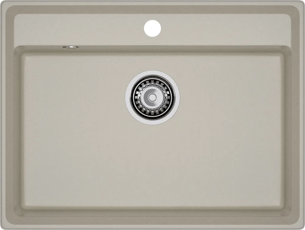 Детальное фото товара: GranFest LEVEL GF-LV-660, мойка, мрамор, топаз