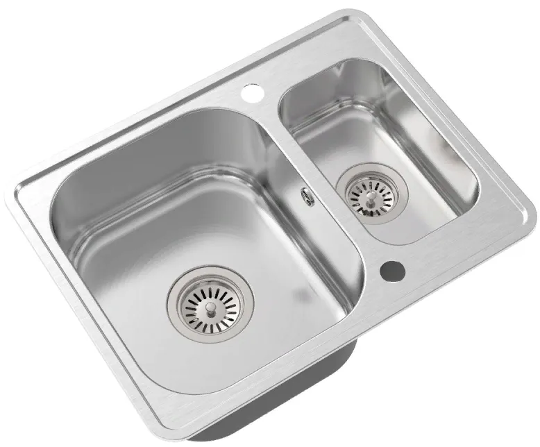 Фото товара: Oulin OL-0304 (F&P), мойка, нержавеющая сталь сатин