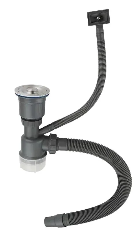 Фото товара: GranFest cифон одинарный GF-01, нержавеющая сталь