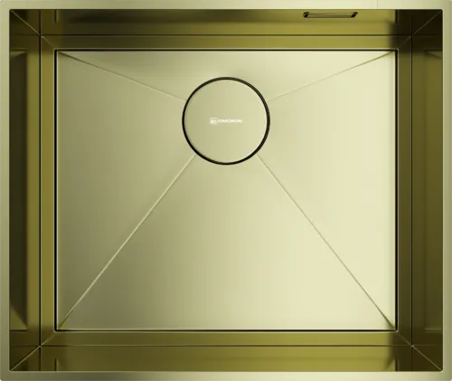 Детальное фото товара: Omoikiri Kasen 53-INT LG, мойка, нержавеющая сталь/светлое золото