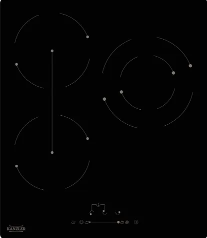 Фото товара: Kanzler KH 014 S стеклокерамическая поверхность