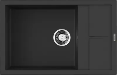 Фото товара: Omoikiri Sumi 78-LB-BL, мойка, гранит, черный