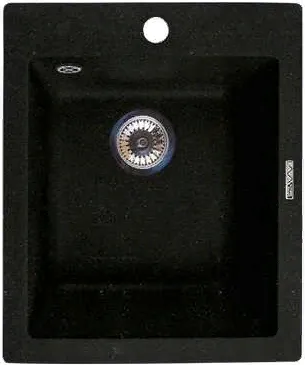 Фото товара: LAVA Q.3 LAVA, мойка, гранит, черный металлик
