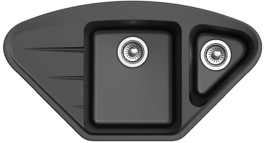 Фото товара: Ewigstein Wink W- 80KF, мойка, гранит, черный