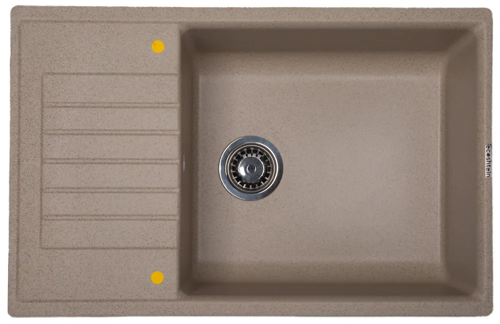 Фото товара: Ecoshtein RECHTECK 780.500, мойка, гранит, песочный