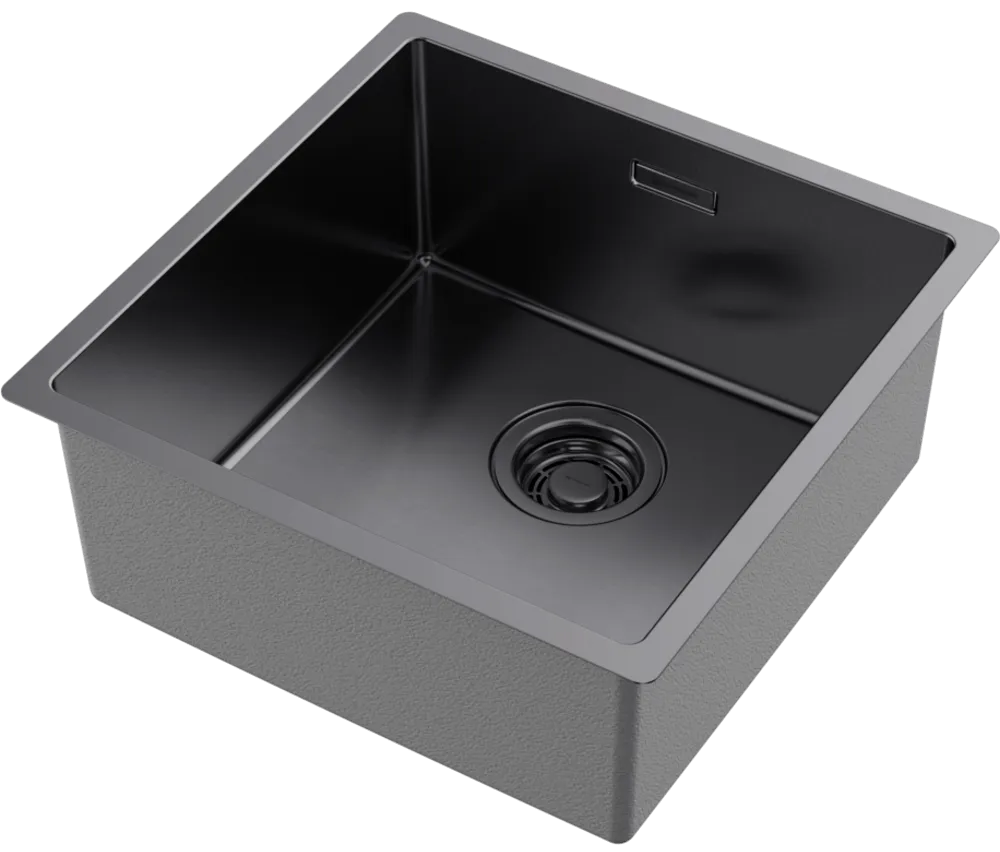 Детальное фото товара: Omoikiri Tadzava 44-U/I-Ultra-GM, мойка, вороненая сталь