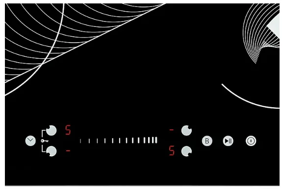 Детальное фото товара: Krona MERIDIANA 60 BL индукционная поверхность