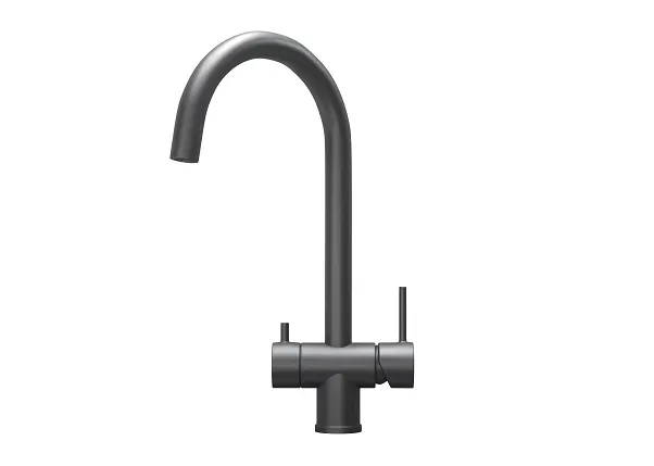 Фото товара: GRANULA 7104 смеситель, нержавеющая сталь, графит матовый