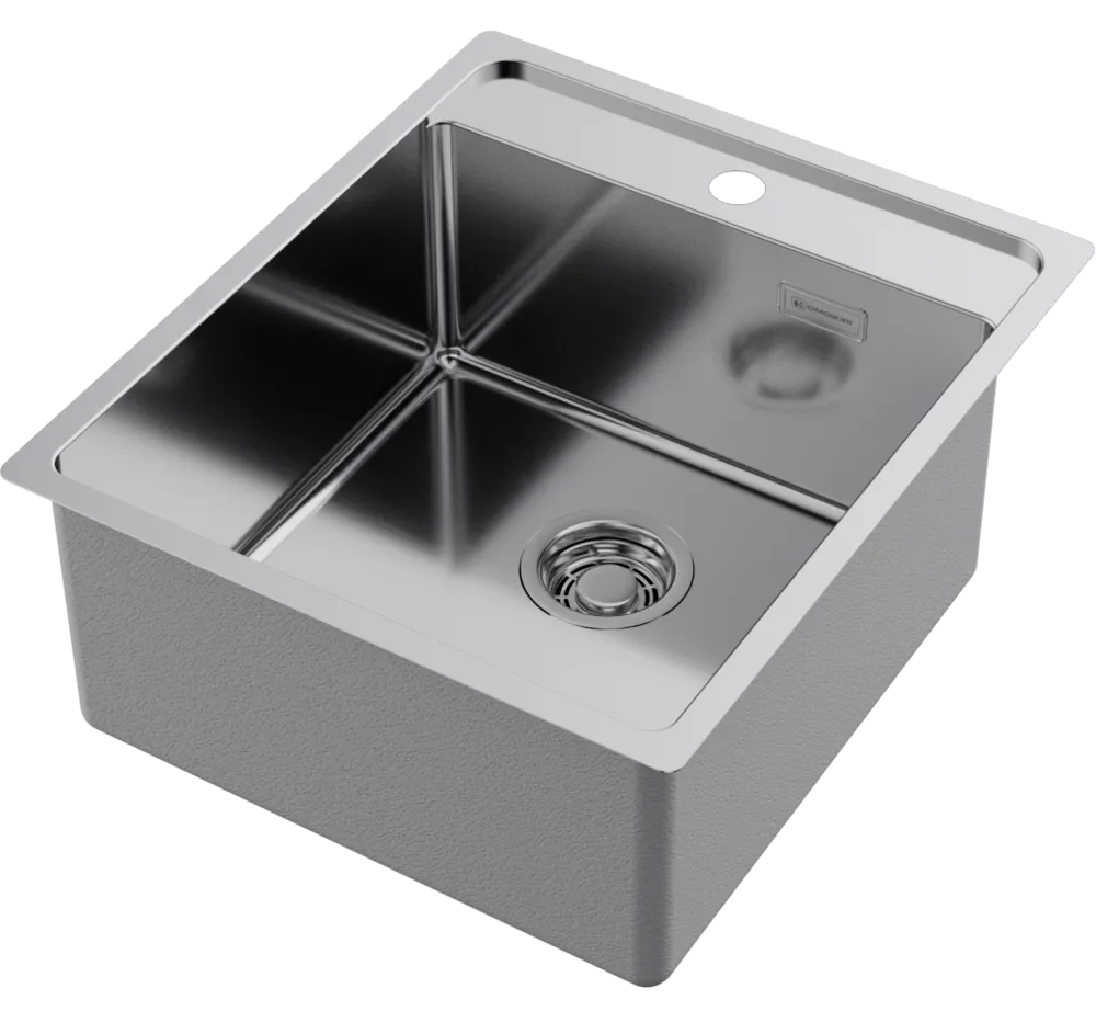 Детальное фото товара: Omoikiri Daisen 44-IN, мойка, нержавеющая сталь