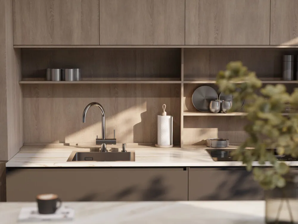 Детальное фото товара: Omoikiri Akisame 46-GB, мойка, нержавеющая сталь/графит