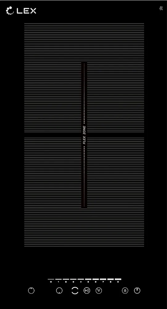 Фото товара: LEX EVI 320 F BL индукционная поверхность