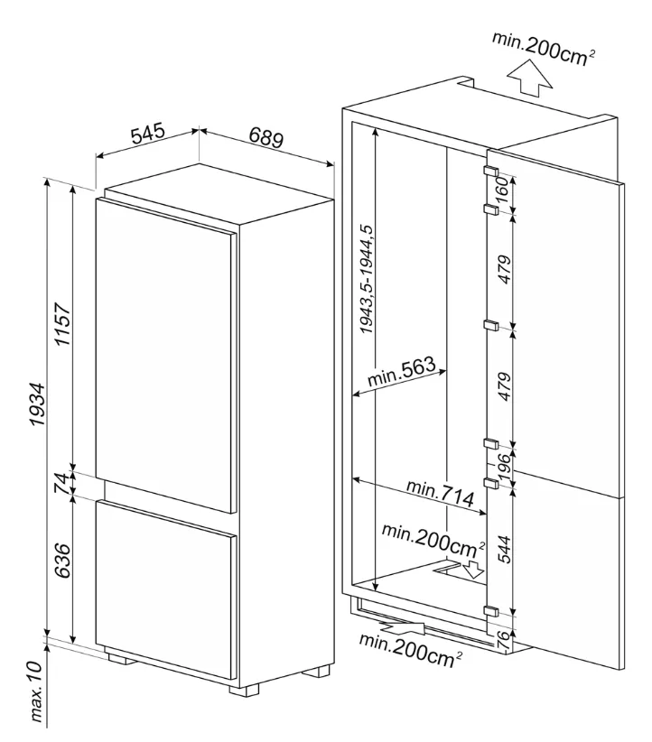 Схема встраивания