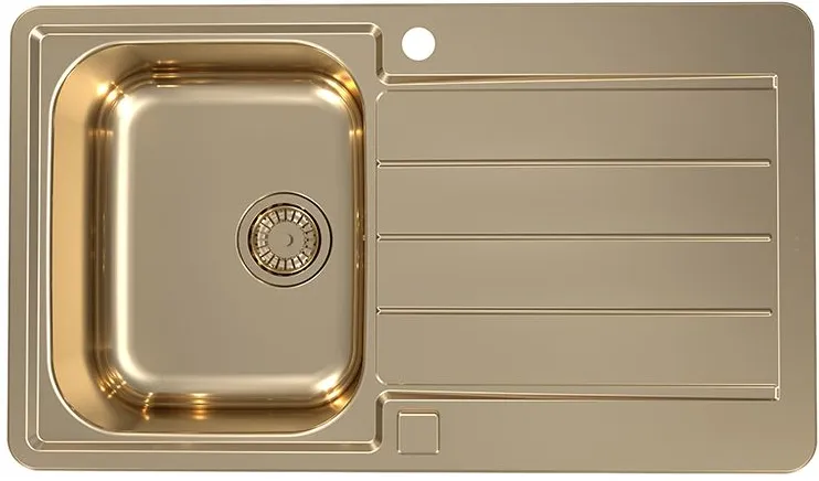 Фото товара: ALVEUS LINE MONARCH 20 BRONZE, мойка, нержавеющая сталь, бронза (в компл. с выпуском без сифона)