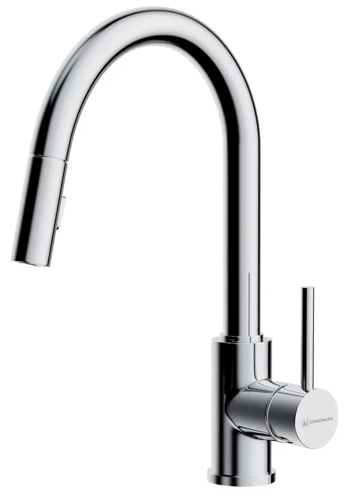 Фото товара: Omoikiri Shinagawa-SB-C, смеситель, хром