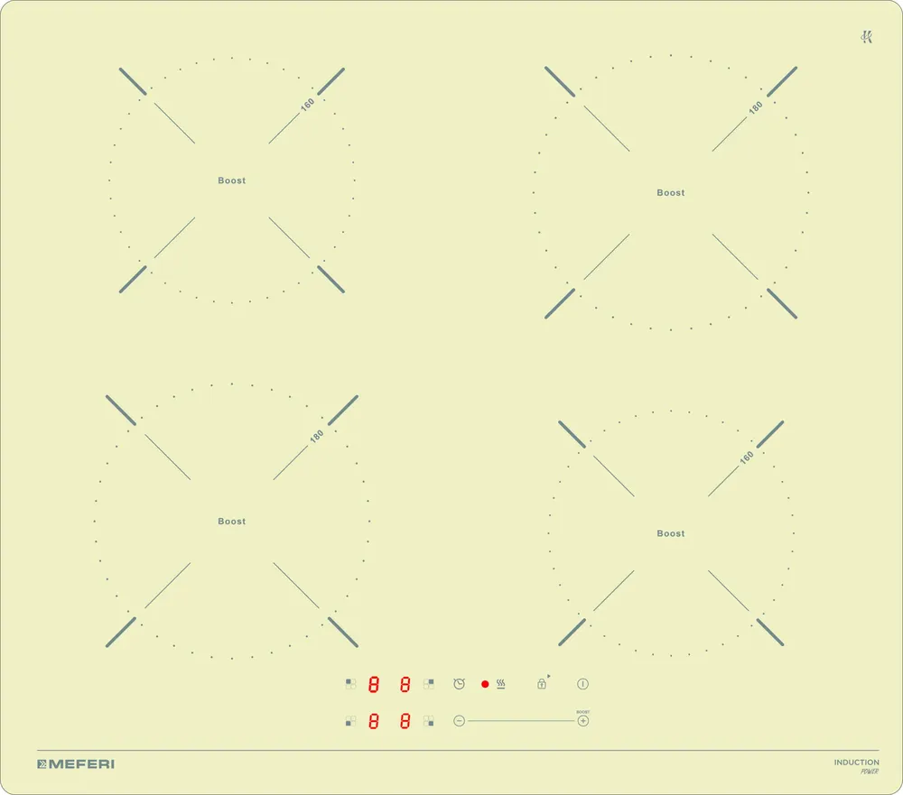 Фото товара: MEFERI MIH604BG POWER индукционная поверхность