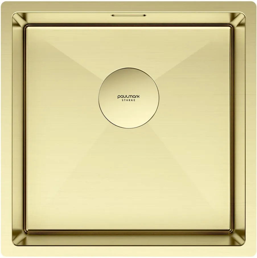 Фото товара: Paulmark NEXT 44 UNI, мойка, нержавеющая сталь, светлое золото