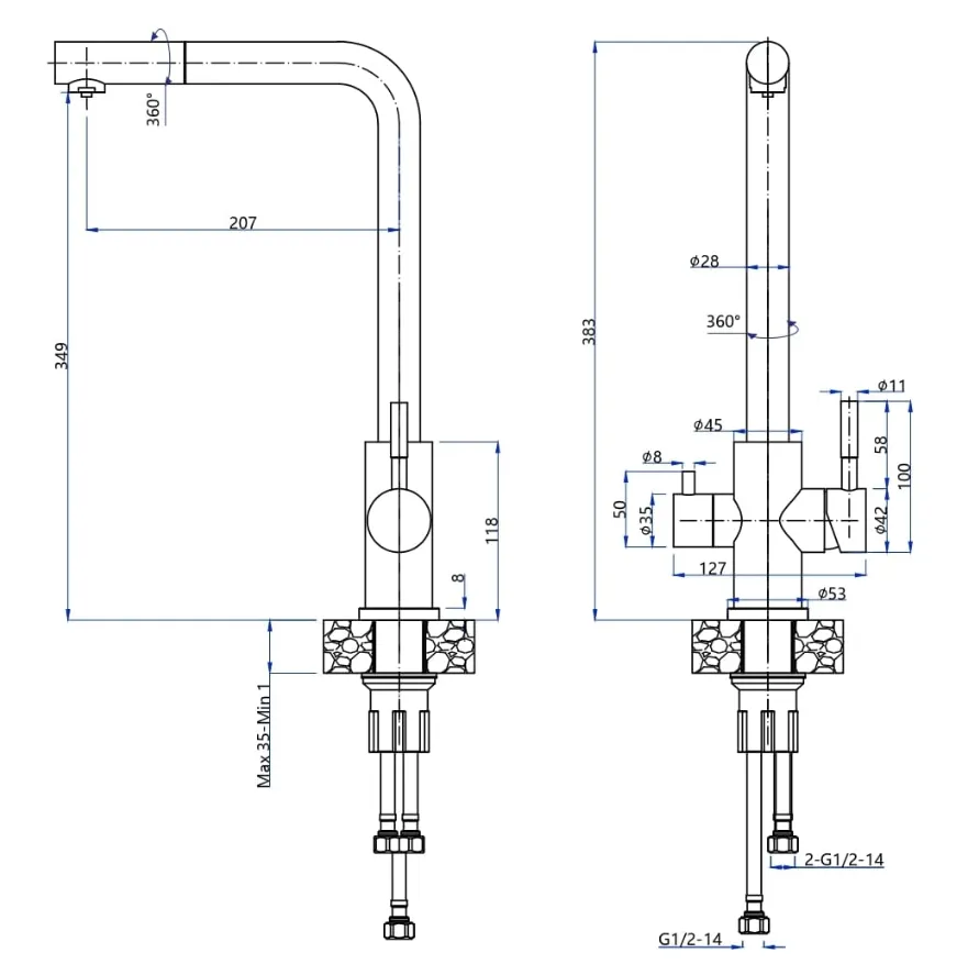 Схема встраивания
