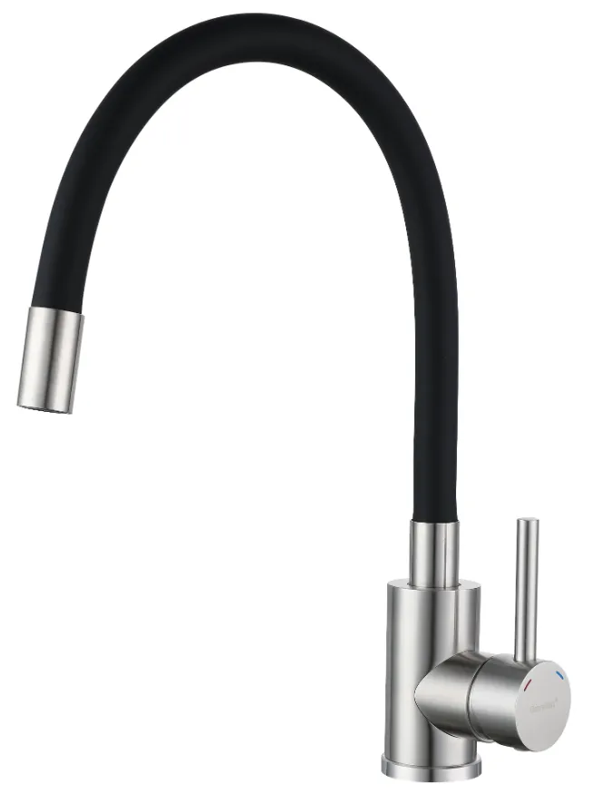 Фото товара: GranFest 5433, смеситель, нержавеющая сталь