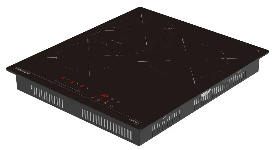 Детальное фото товара: MEFERI MEH453BK LIGHT стеклокерамическая поверхность
