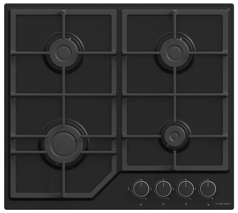 Фото товара: HISTORY HGE 640M FBK газовая поверхность