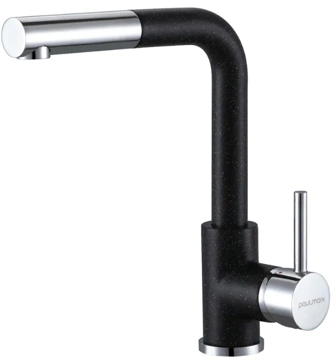 Фото товара: Paulmark KASSEL, смеситель, гранит, черный