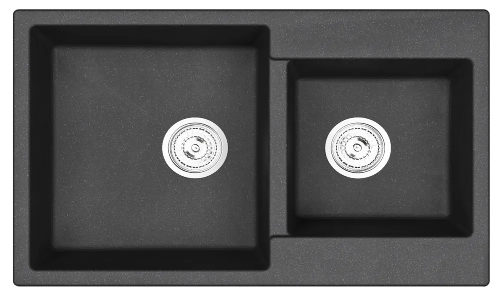 Детальное фото товара: Emar EMQ-2800.Q, мойка, гранит, оникс