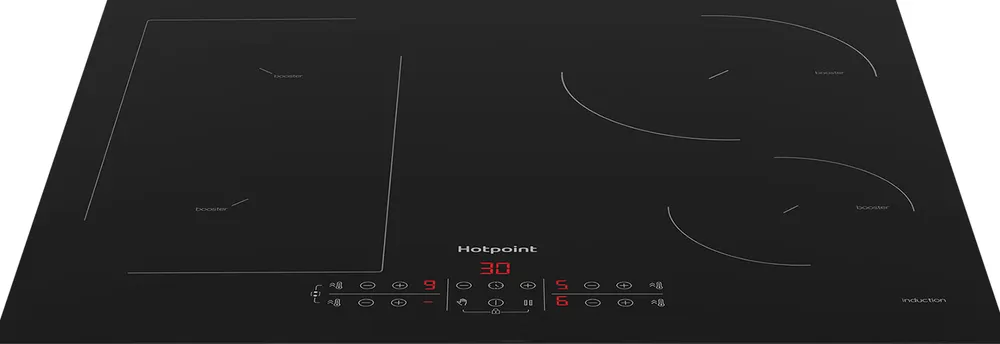 Детальное фото товара: Hotpoint HB 1560B NE индукционная поверхность