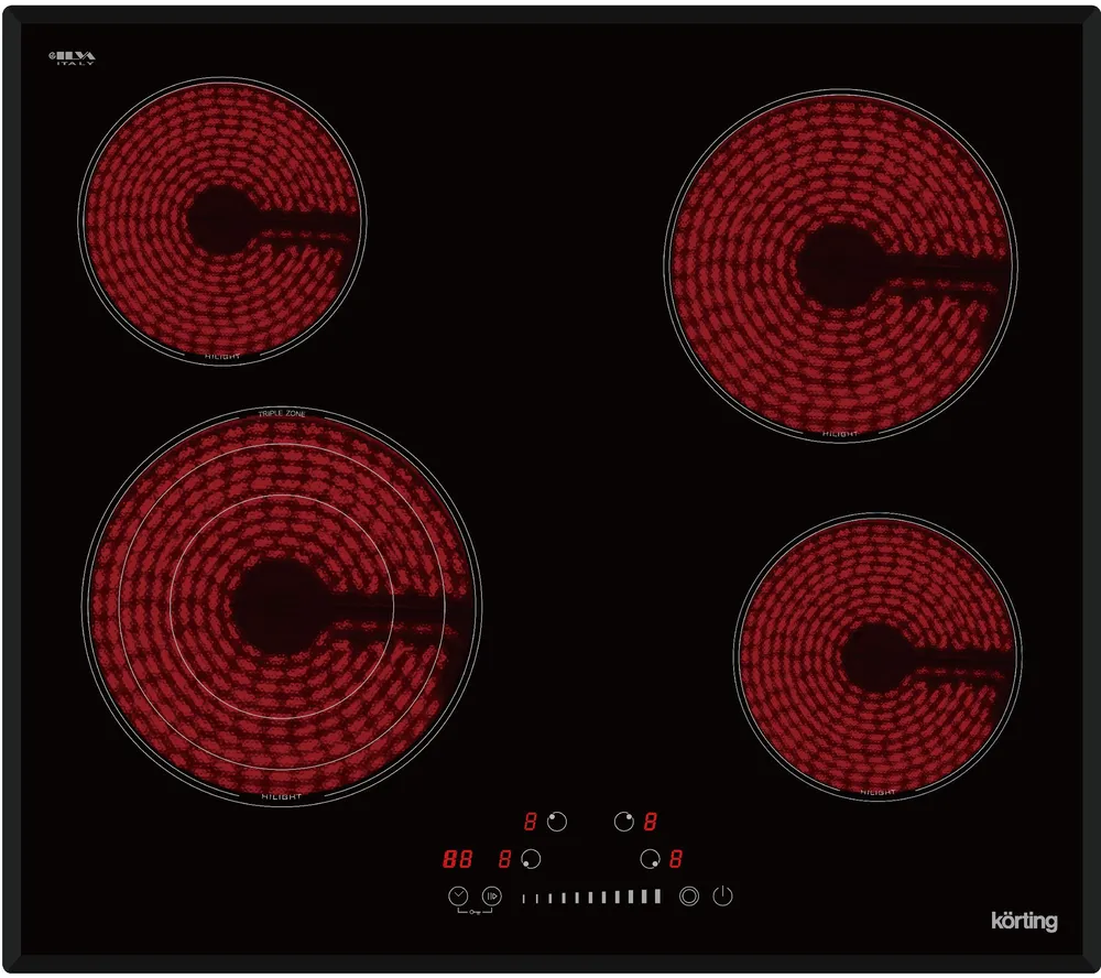 Фото товара: Korting HK 63500 B стеклокерамическая поверхность