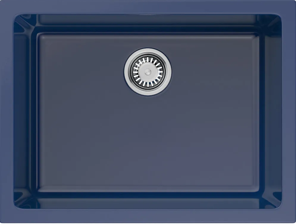 Фото товара: Omoikiri Okinoshima 61-U/I-IB Glossy, мойка, керамика, indigo blue