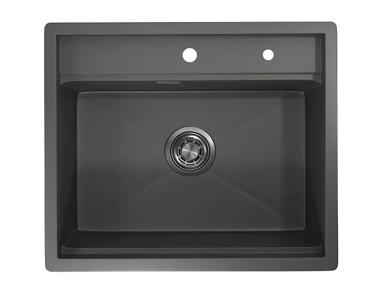 Фото товара: GRANULA 6051 мойка, нержавеющая сталь, графит матовый