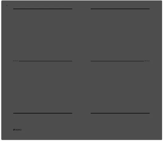 Детальное фото товара: ASKO HI2643FMG1 индукционная поверхность