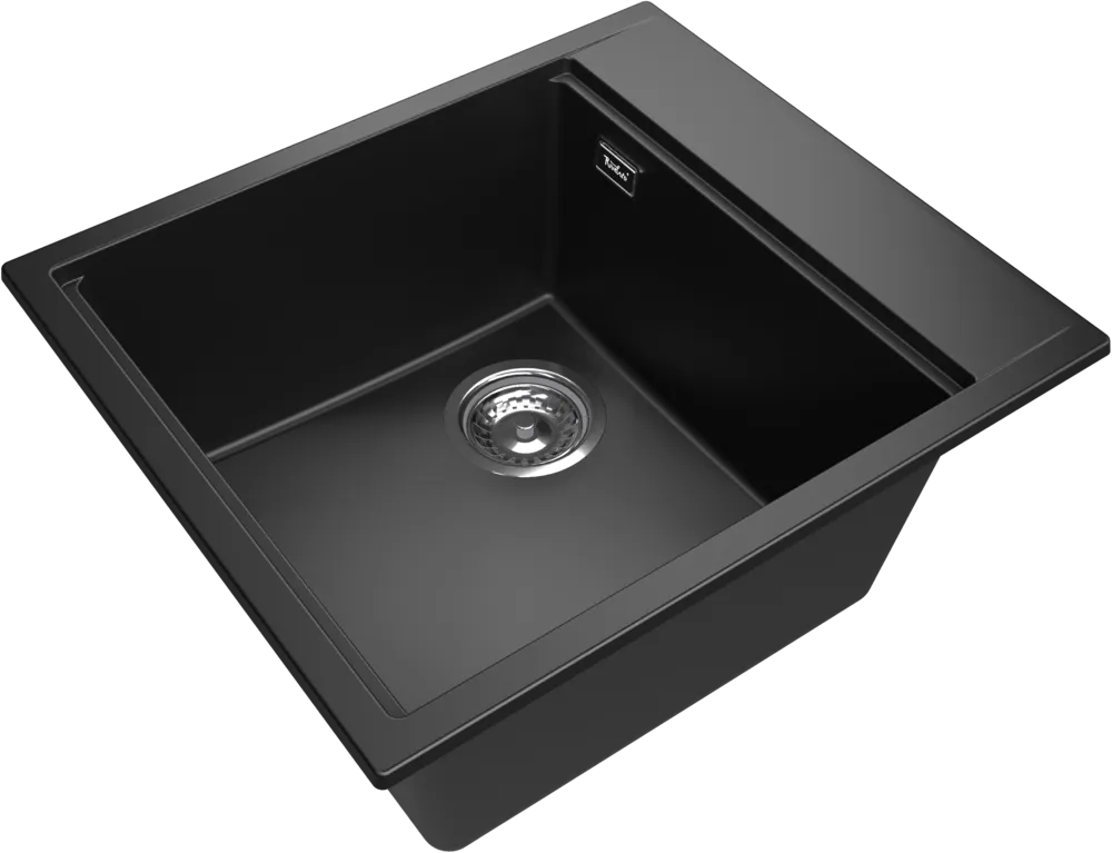 Фото товара: Rivelato TESORO TR-455-L antracite, мойка, гранит, антрацит