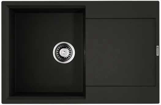Фото товара: Omoikiri Daisen 78T-BL, мойка, гранит, черный